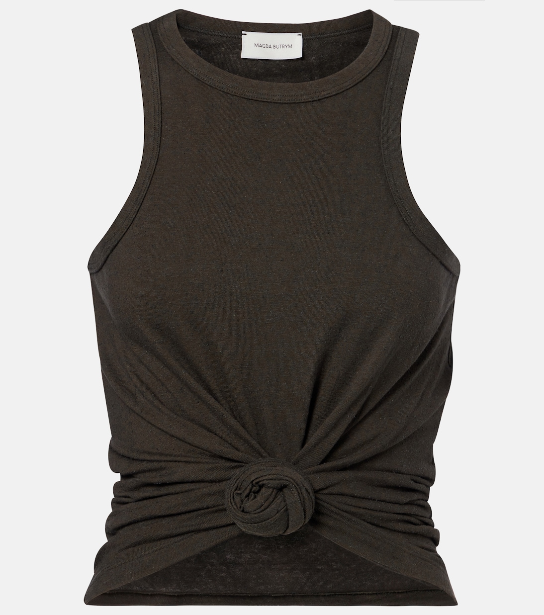 Tank top de algodón y seda | Magda Butrym