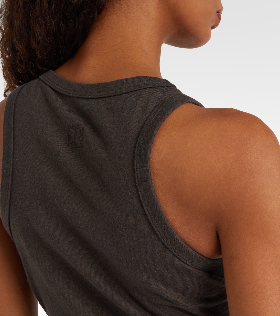 Tank top de algodón y seda | Magda Butrym