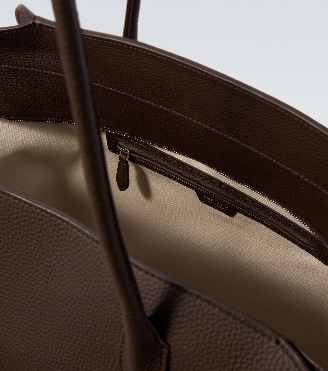 Marlo 17 leather tote bag | The Row