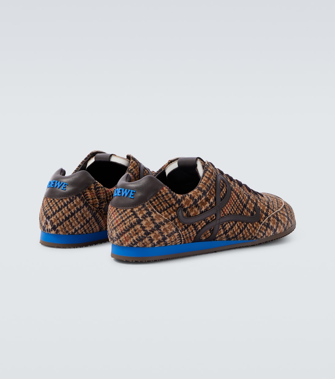 Flow Runner 2.0 checked suede sneakers | Loewe