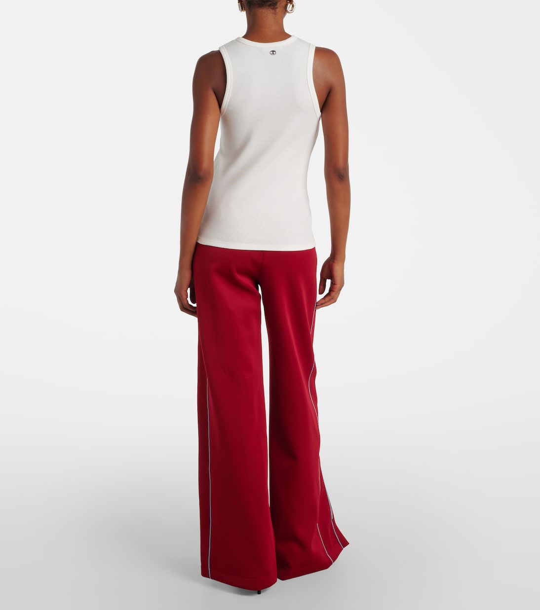 Embellished cotton-blend tank top | Rabanne