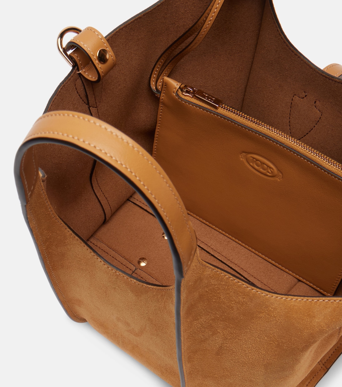 T Timeless Small suede tote bag | Tod's