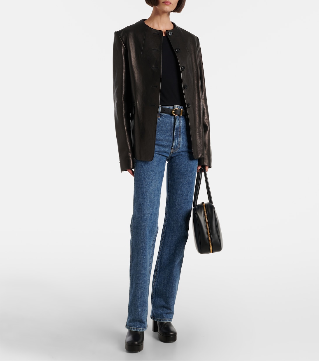 Ankle Boots Jodie aus Leder | Staud