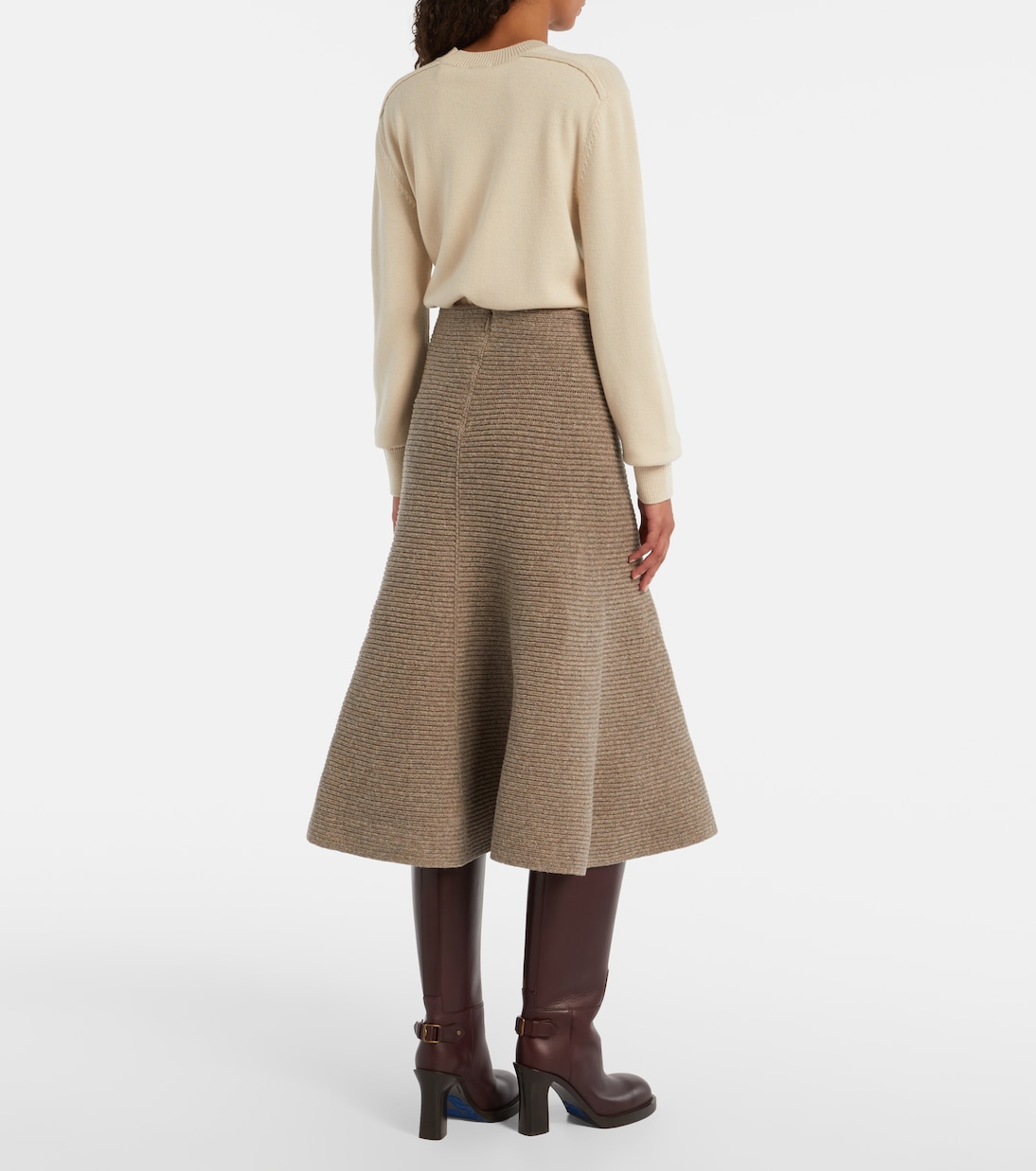 Midirock aus einem Wollgemisch | Burberry