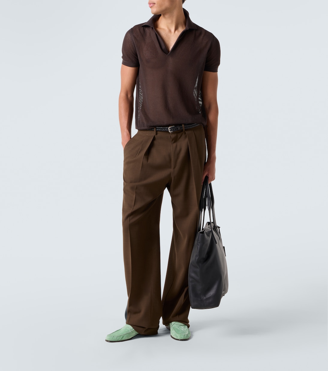 Polohemd aus Baumwolle und Seide | Tom Ford