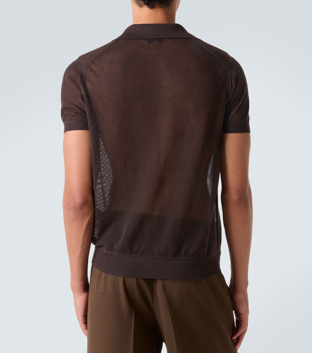 Polohemd aus Baumwolle und Seide | Tom Ford