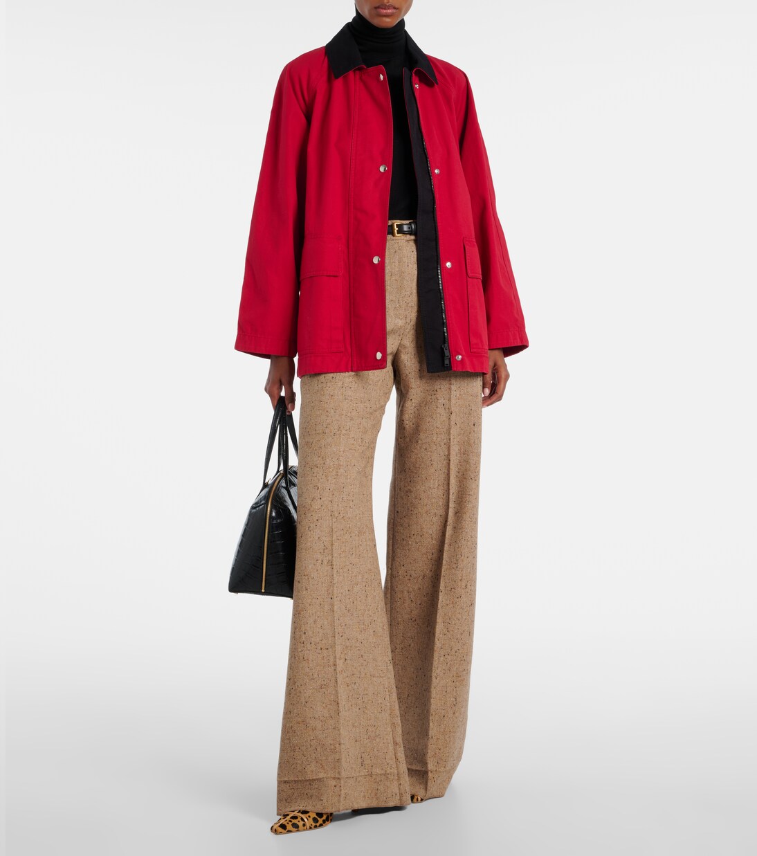 x Conner Ives Gloria 85 calf hair mules | Jimmy Choo