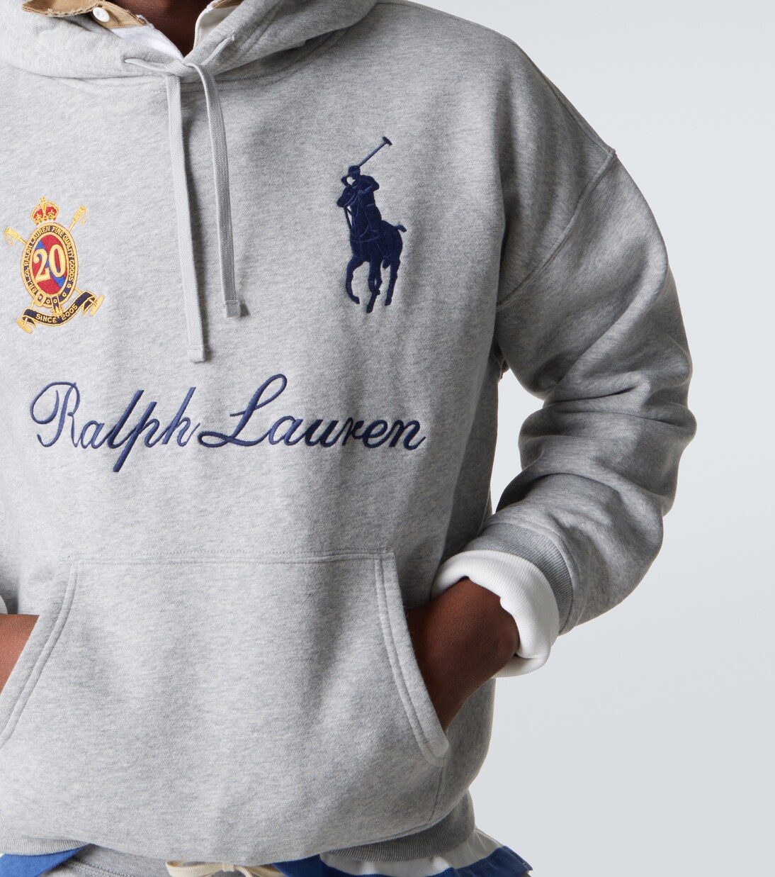 Logo cotton-blend jersey hoodie | Polo Ralph Lauren