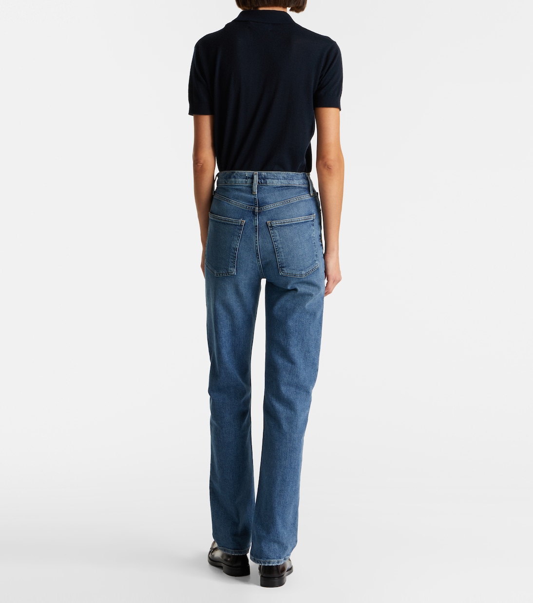 90's Pinch Waist high-rise straight jeans | Agolde