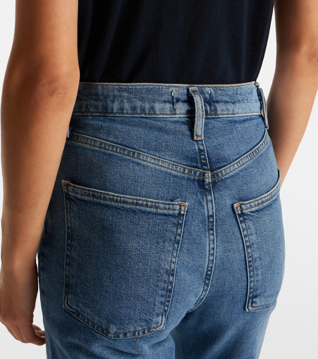 90's Pinch Waist high-rise straight jeans | Agolde