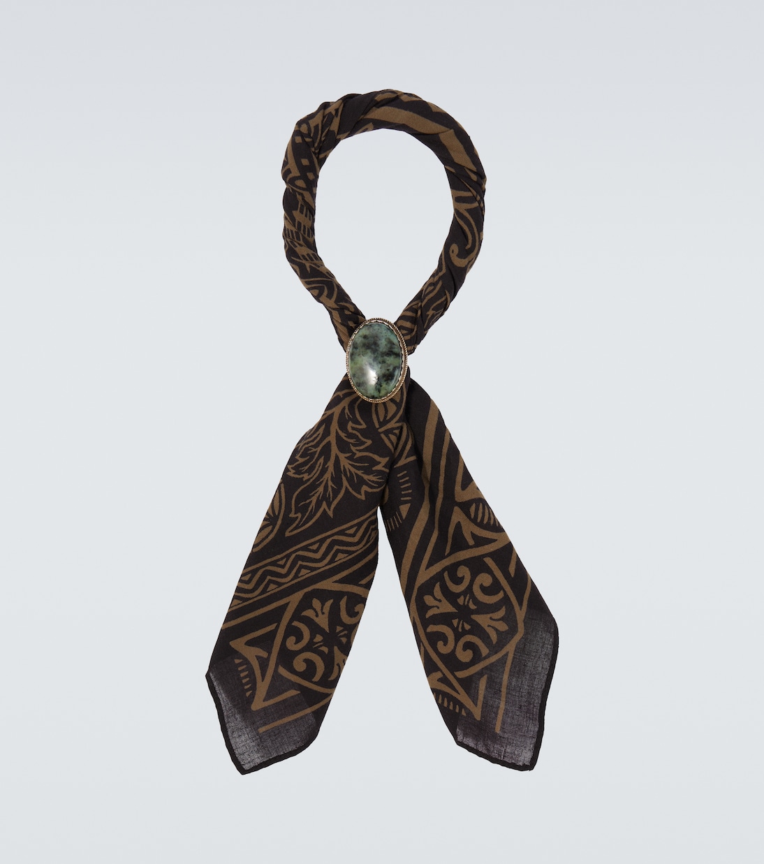 Embellished printed cotton scarf | RRL