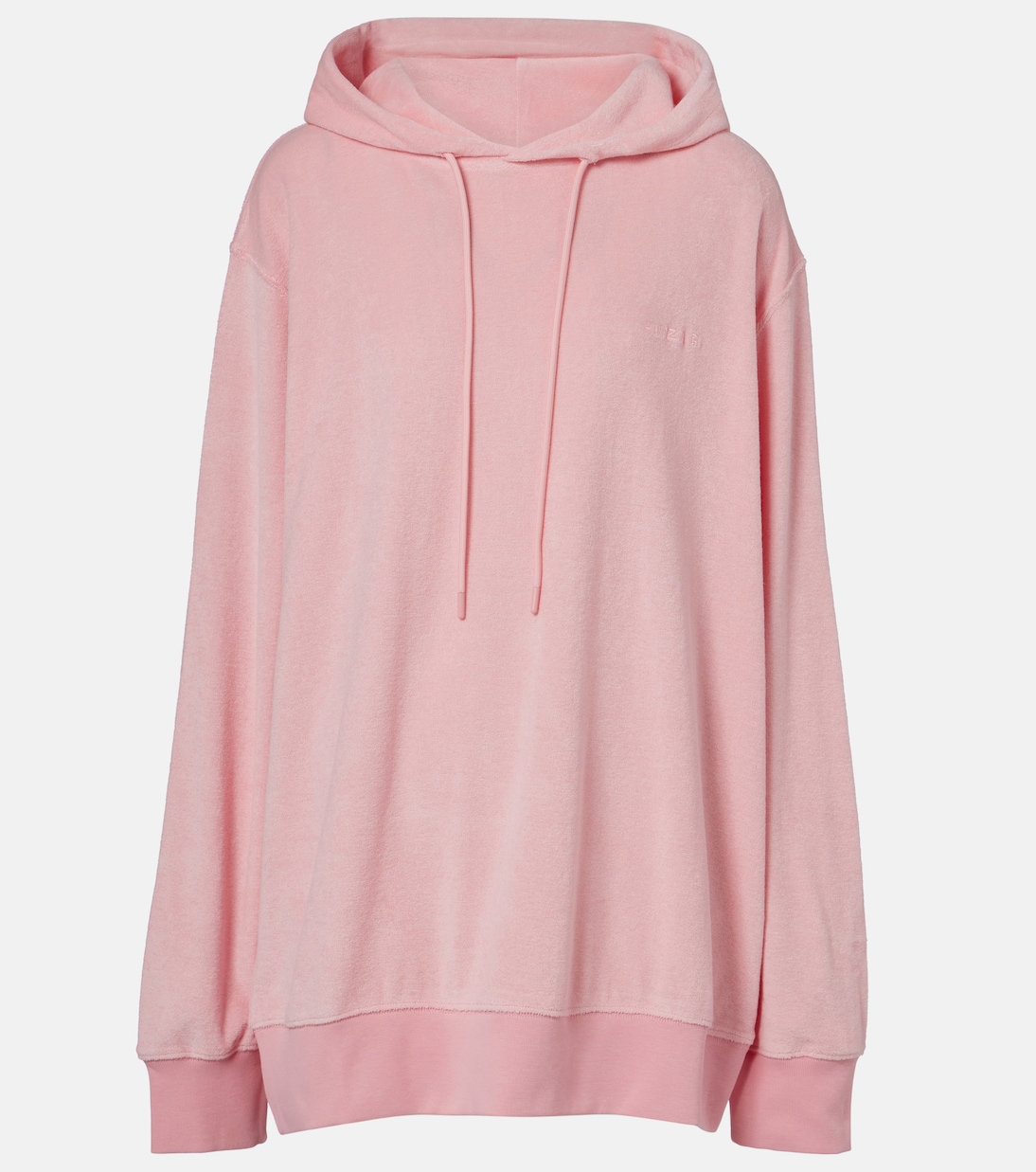 Sweat-shirt à capuche en coton à logo | Hunza G