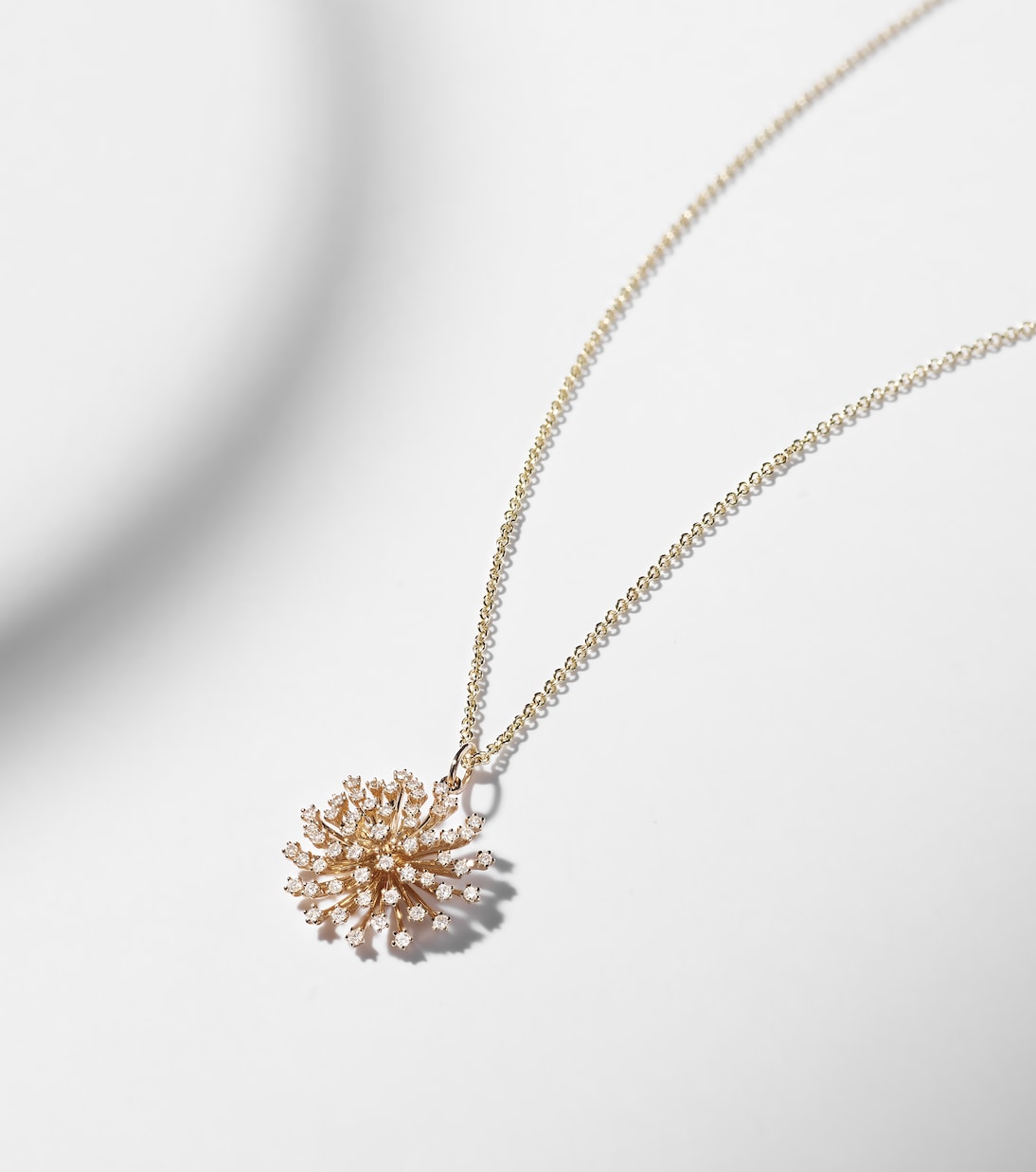 14kt gold charm necklace with diamonds | Sydney Evan