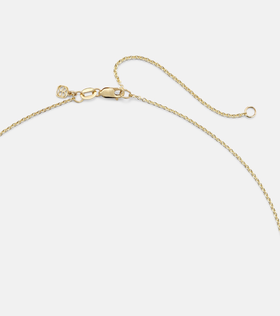 14kt gold charm necklace with diamonds | Sydney Evan