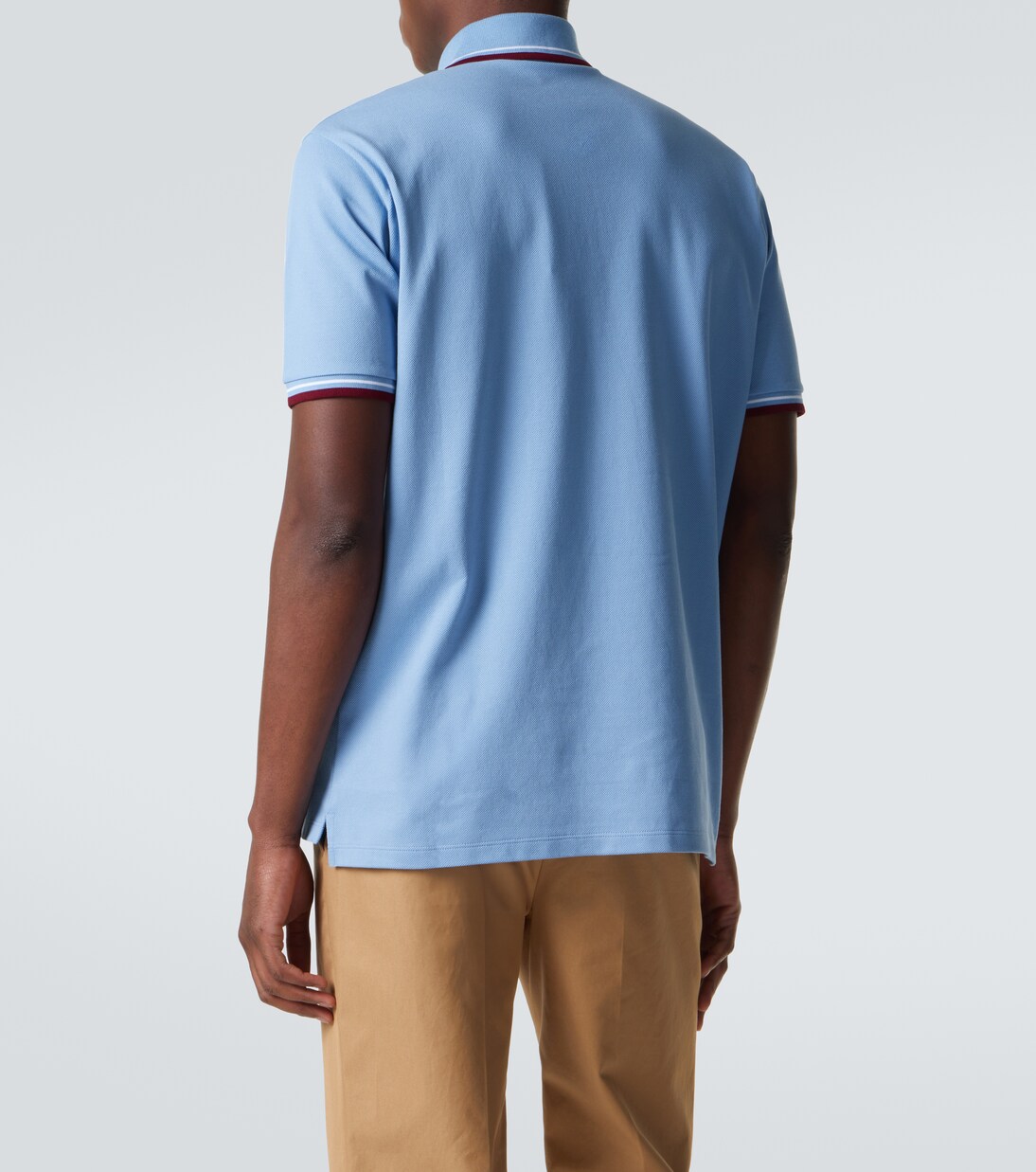 棉质混纺珠地布Polo衫  | Gucci