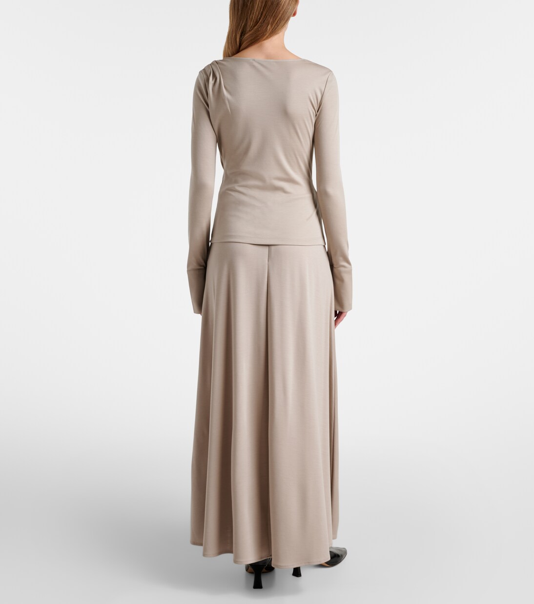 Jupe midi Stilla en laine vierge | Max Mara