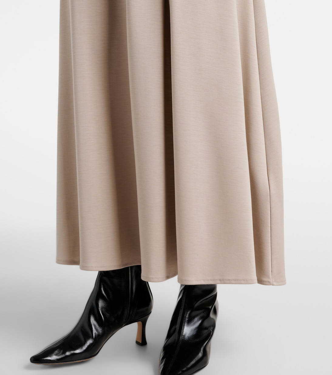 Jupe midi Stilla en laine vierge | Max Mara