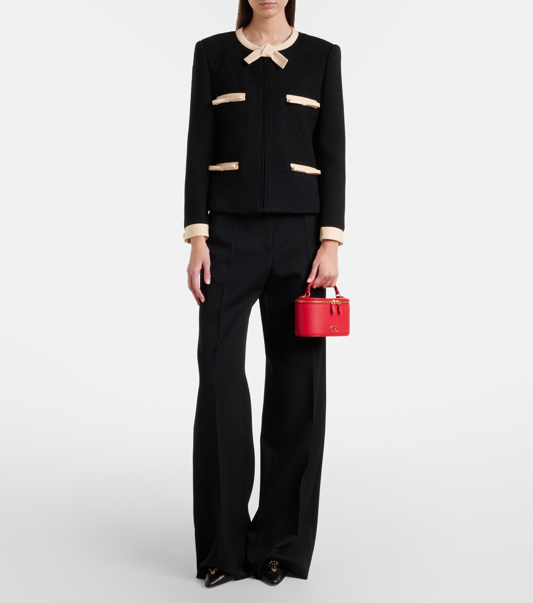 VLogo Mini leather vanity bag | Valentino Garavani