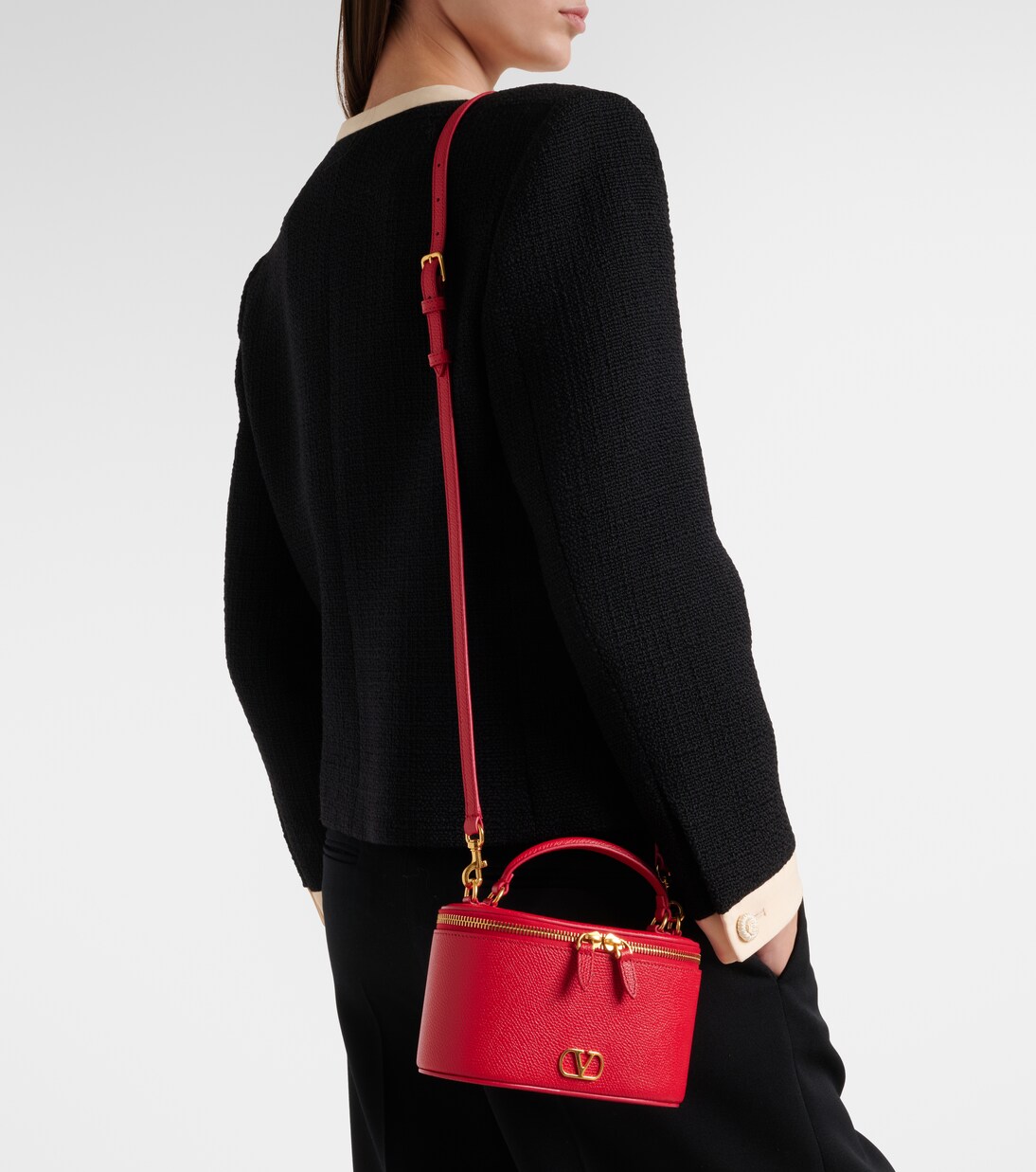 VLogo Mini leather vanity bag | Valentino Garavani