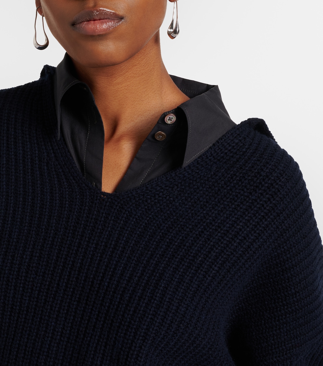 Cotton and cashmere sweater | Jardin des Orangers