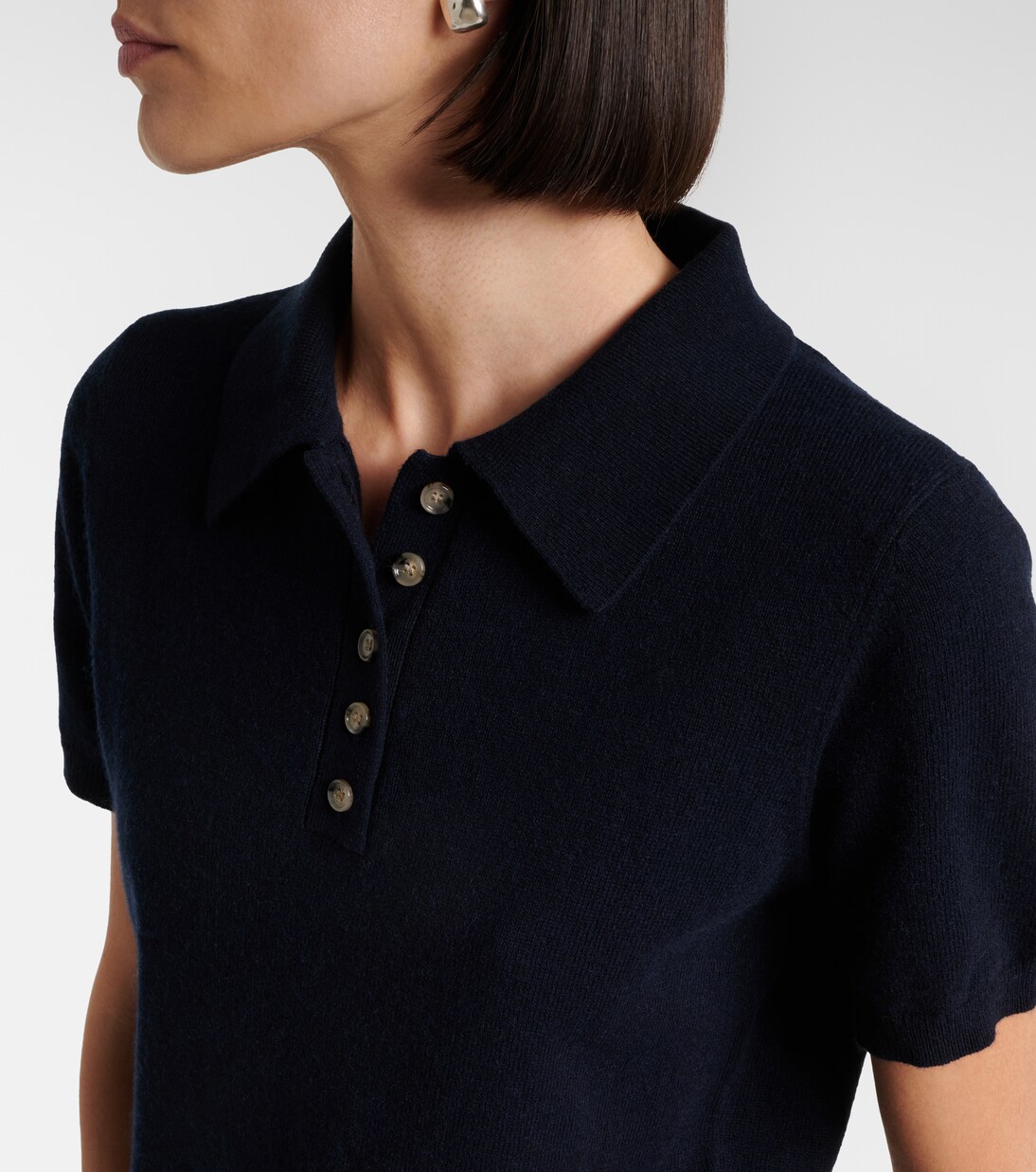 Polo en coton et cachemire | Jardin des Orangers