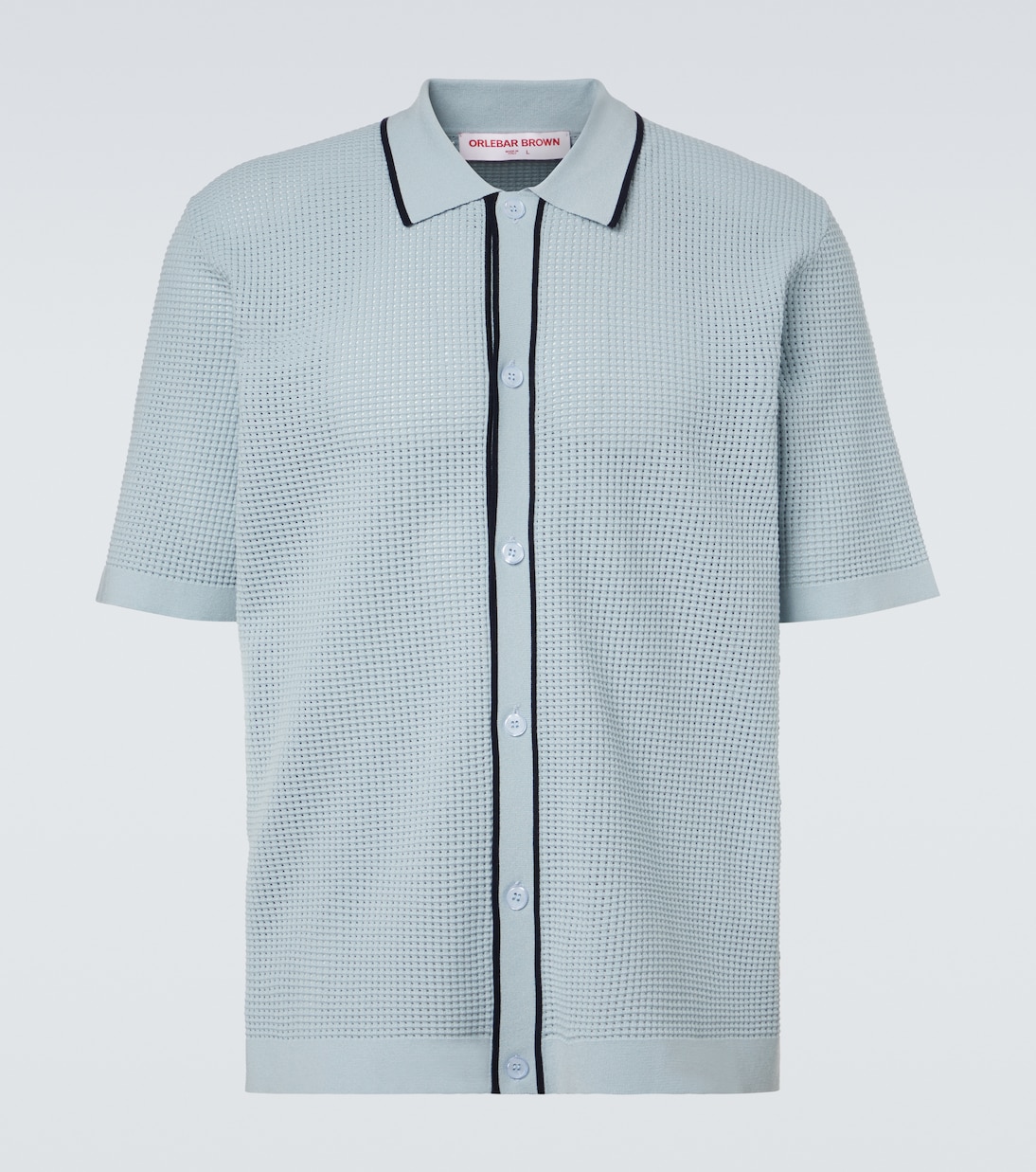 Roddy waffle-knit bowling shirt | Orlebar Brown