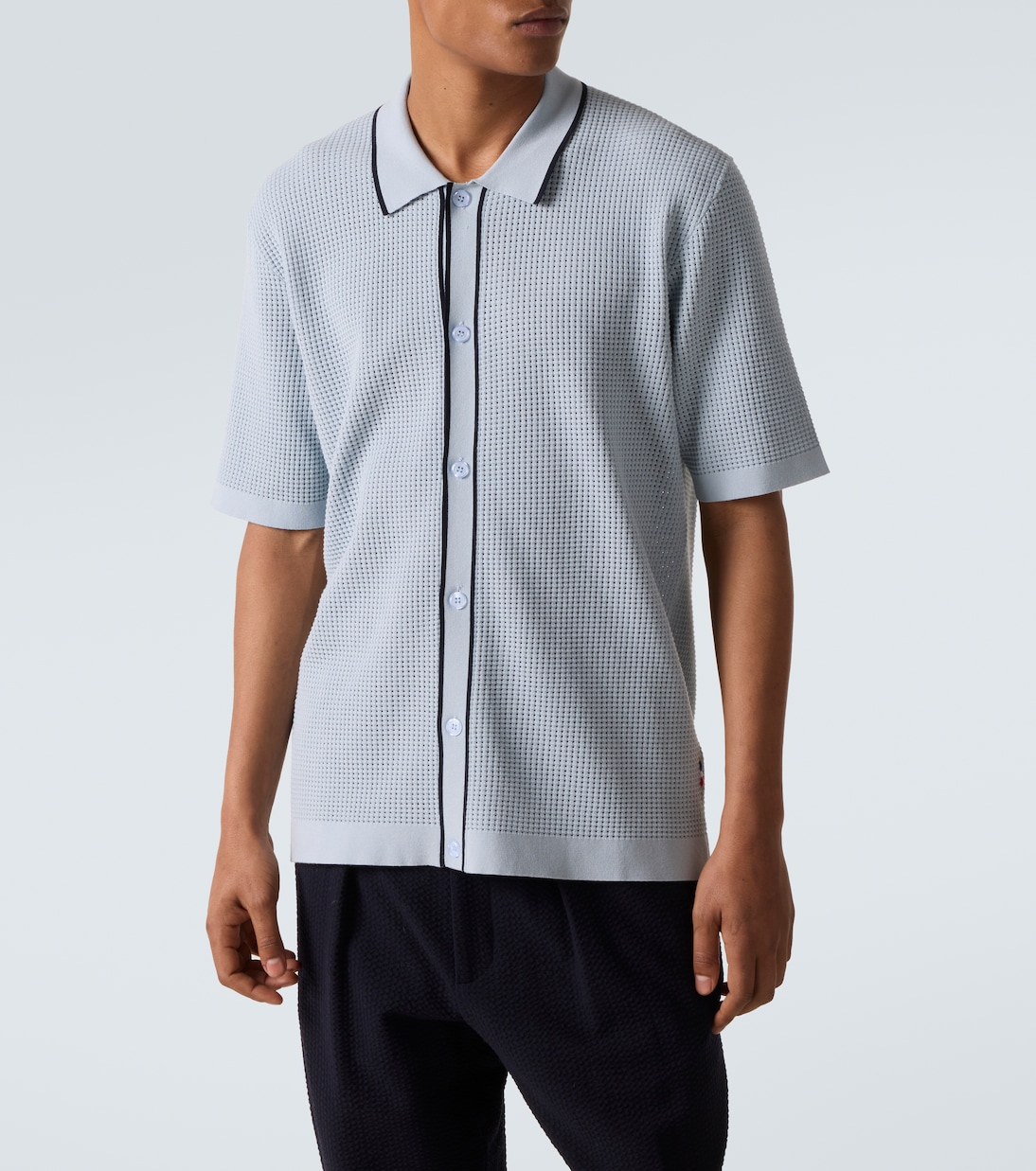 Roddy waffle-knit bowling shirt | Orlebar Brown