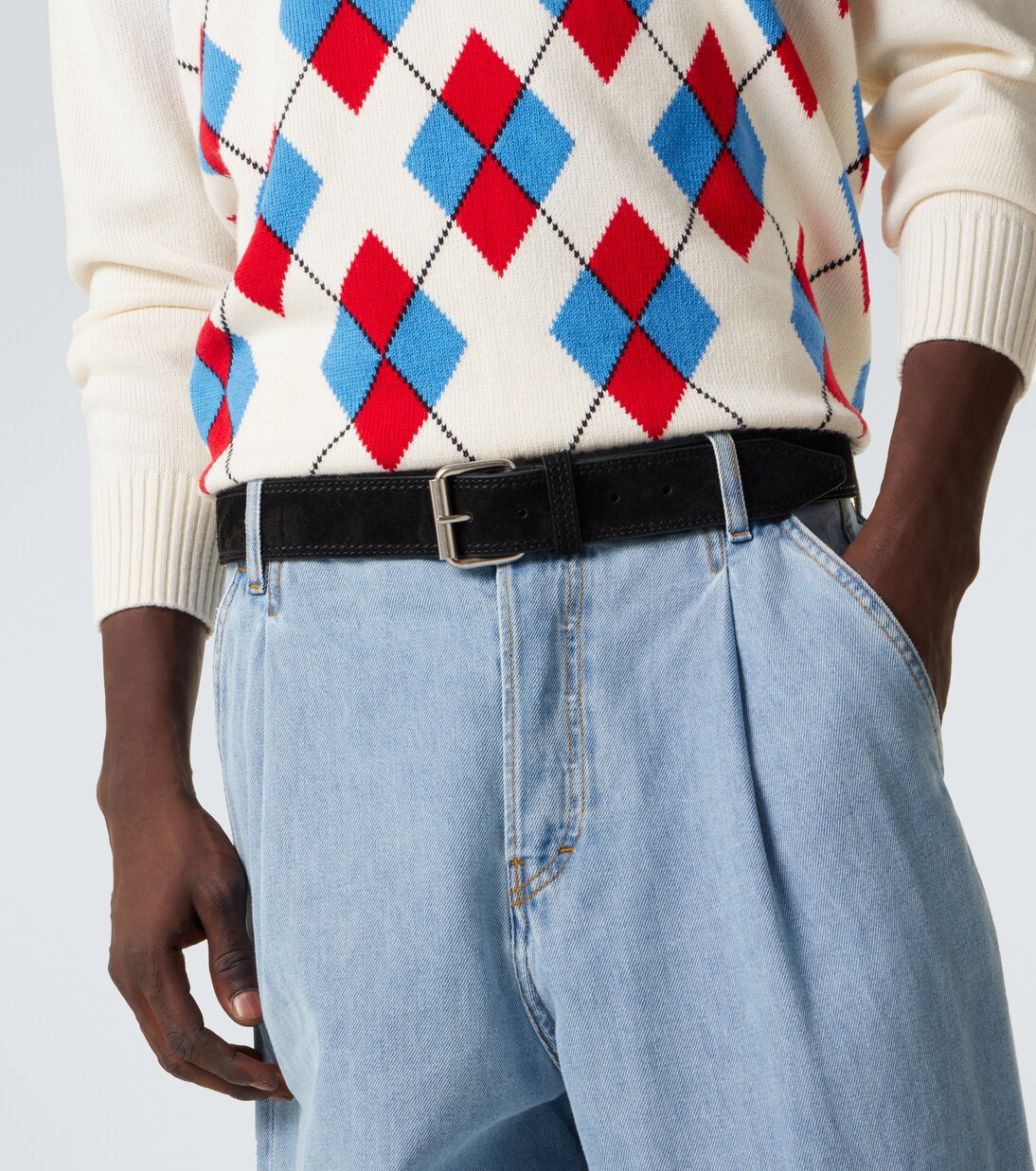 Suede belt | Dries Van Noten