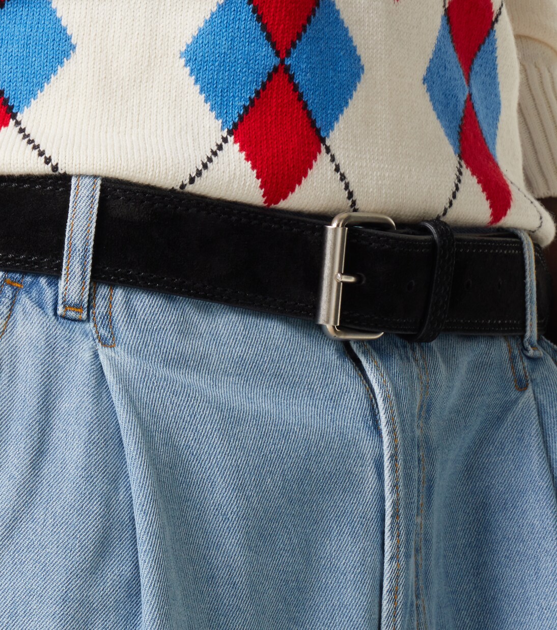 Suede belt | Dries Van Noten