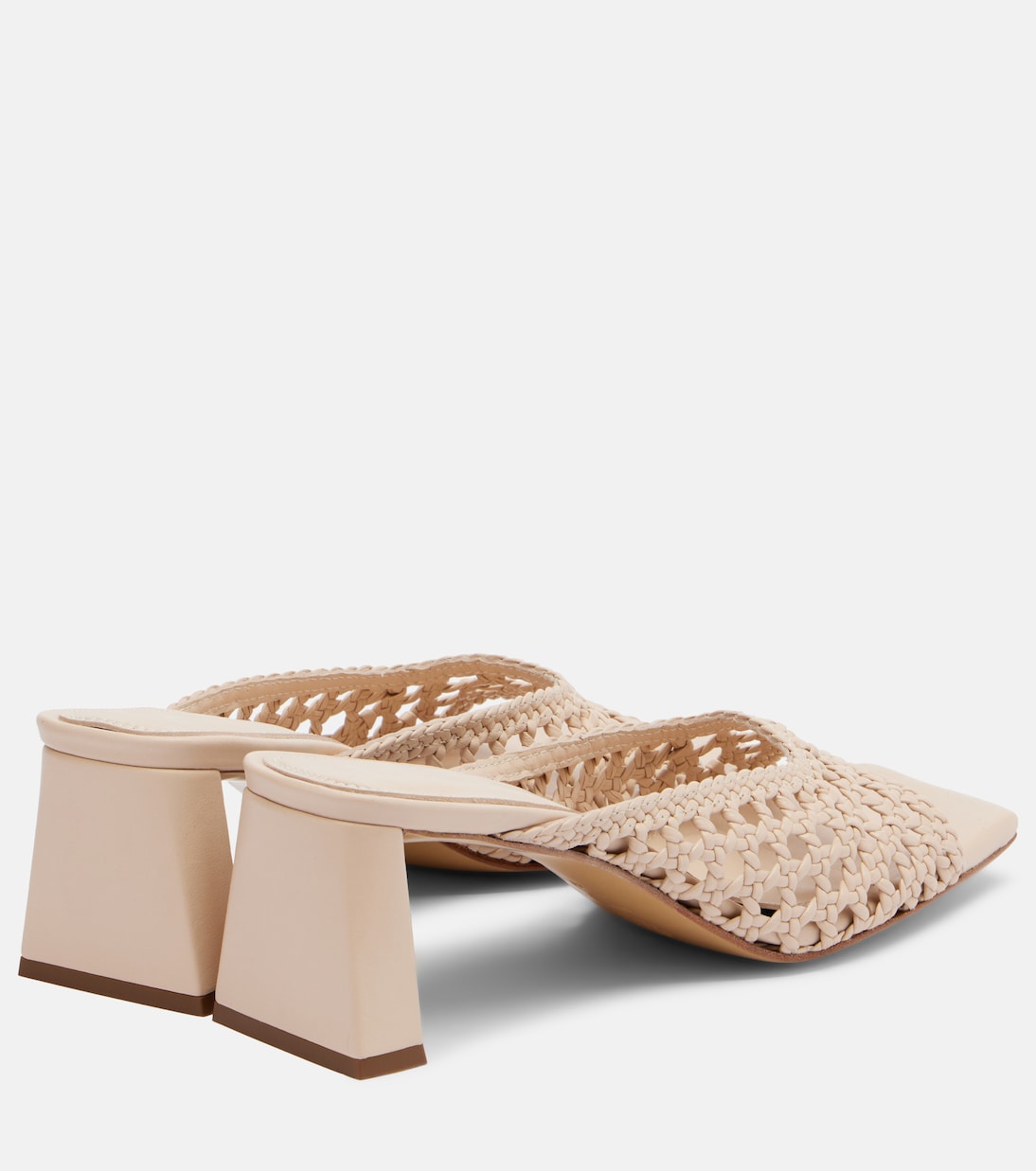Ernestina braided leather mules | Souliers Martinez