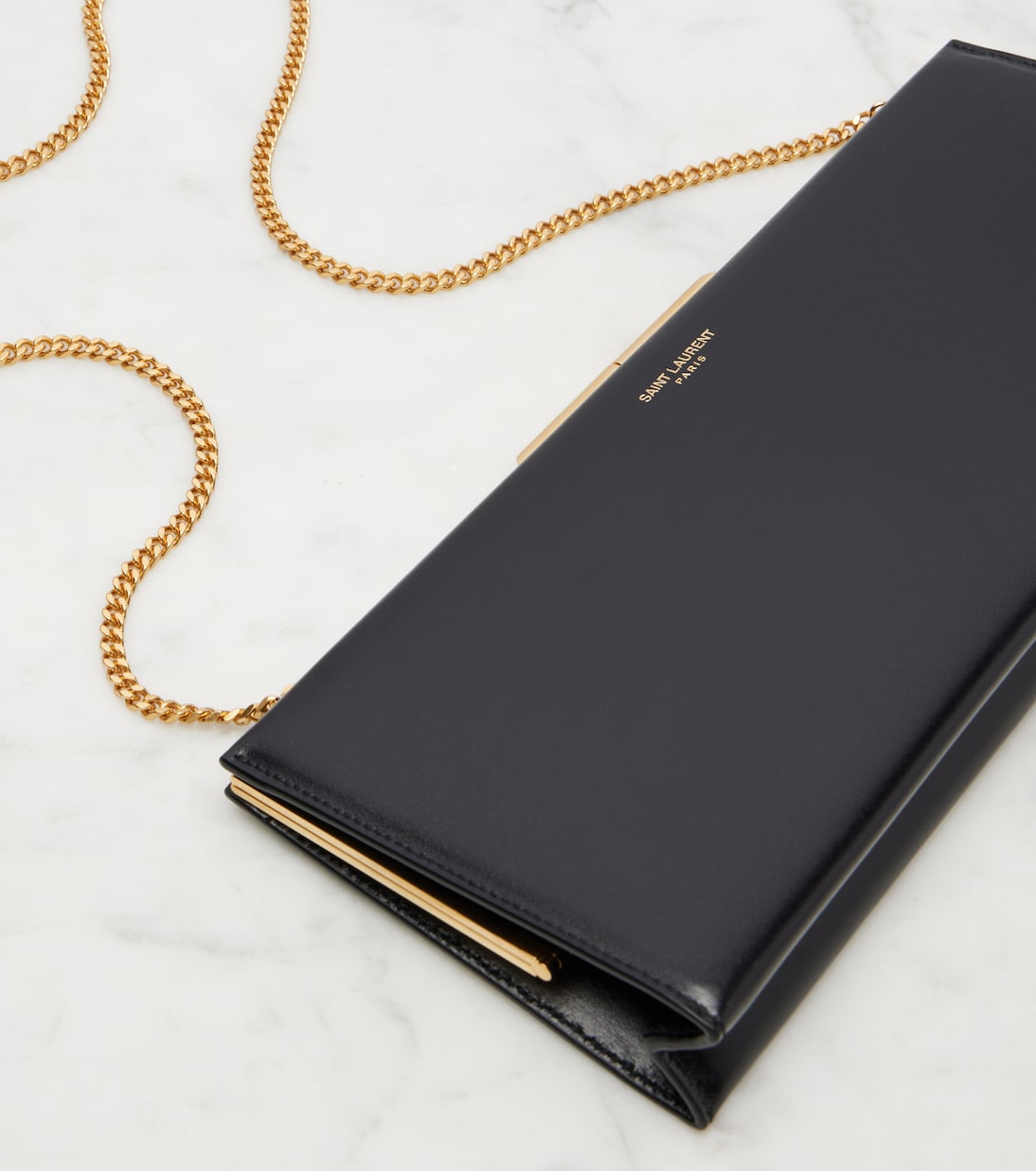 Pochette Midnight Small en cuir | Saint Laurent