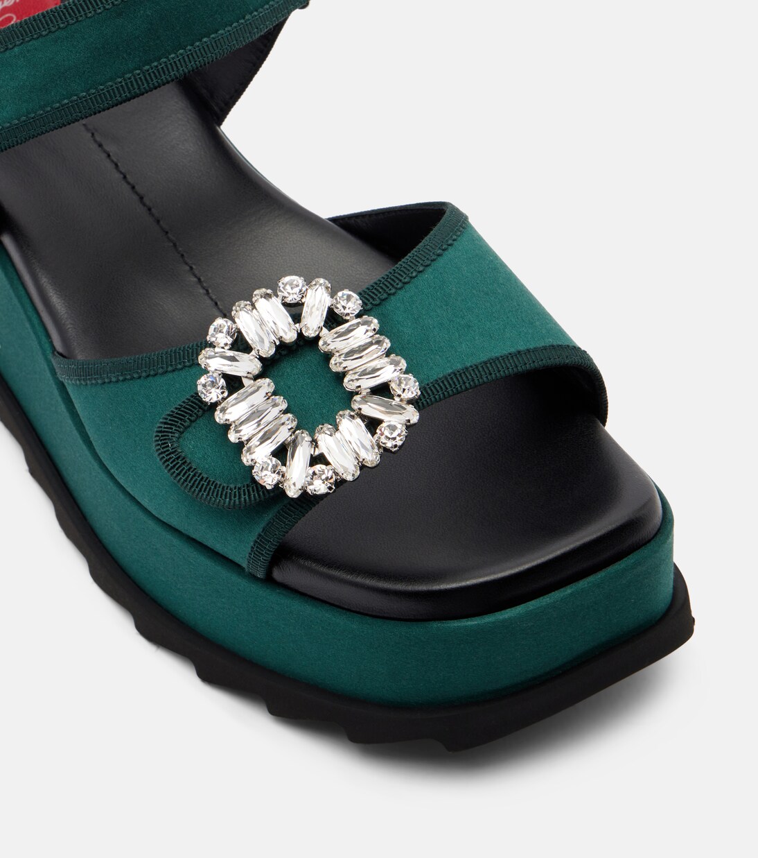 Slidy Viv' leather platform sandals | Roger Vivier