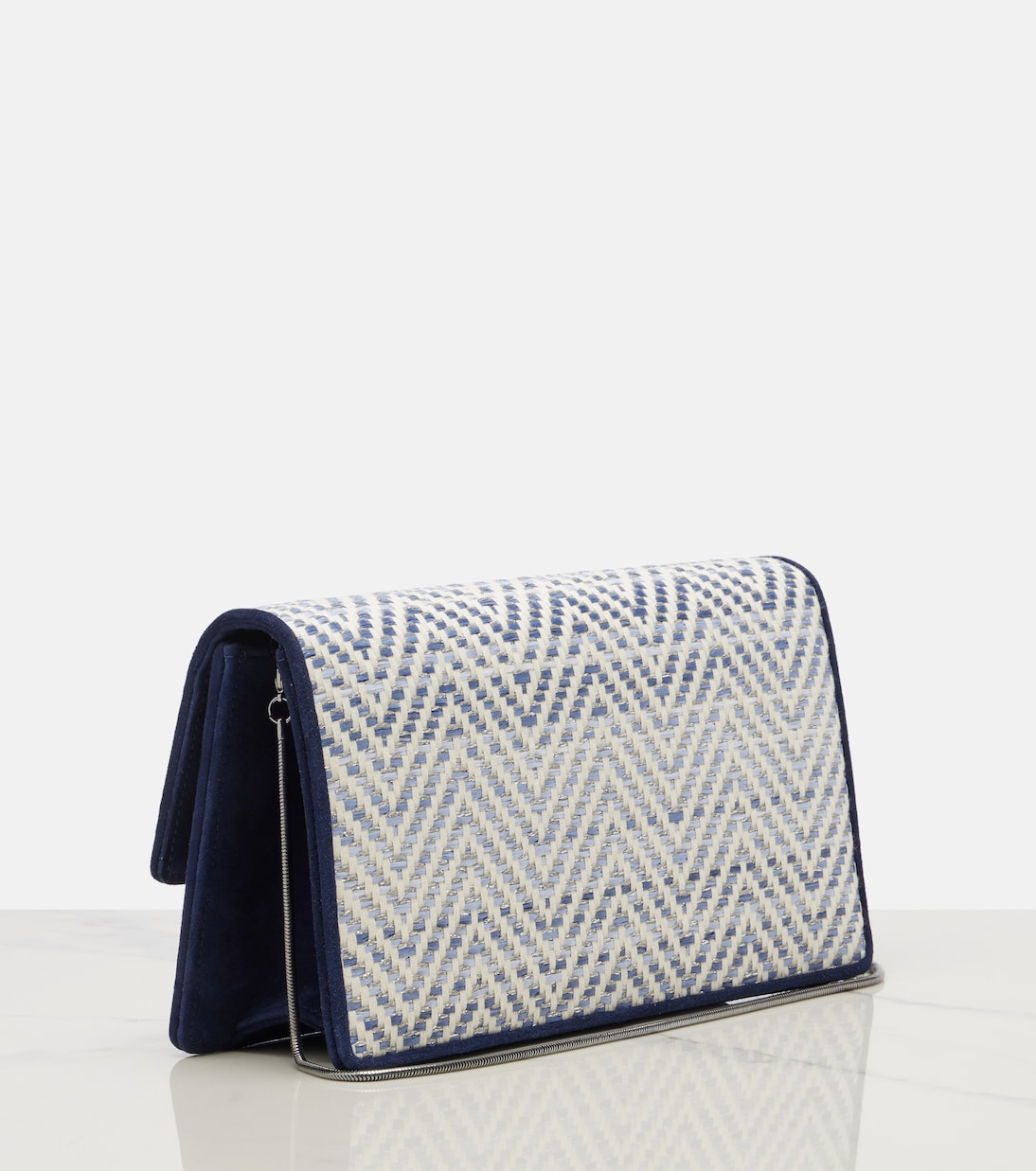 Clutch Capripla aus Raffiabast | Manolo Blahnik