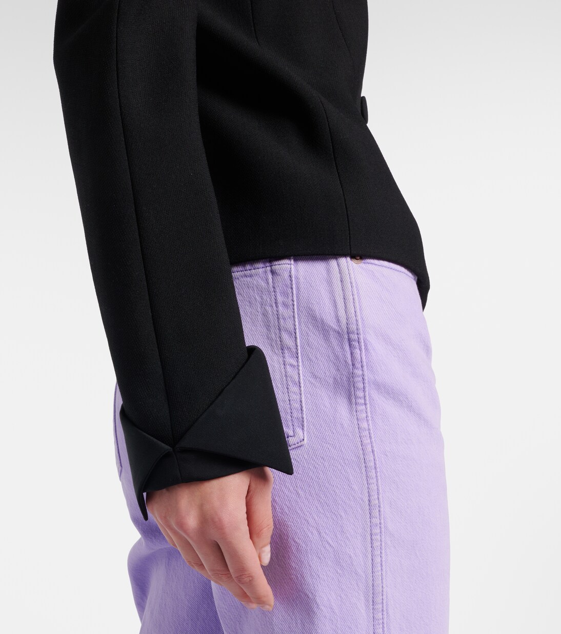 Virgin wool crêpe cardigan | Chloé