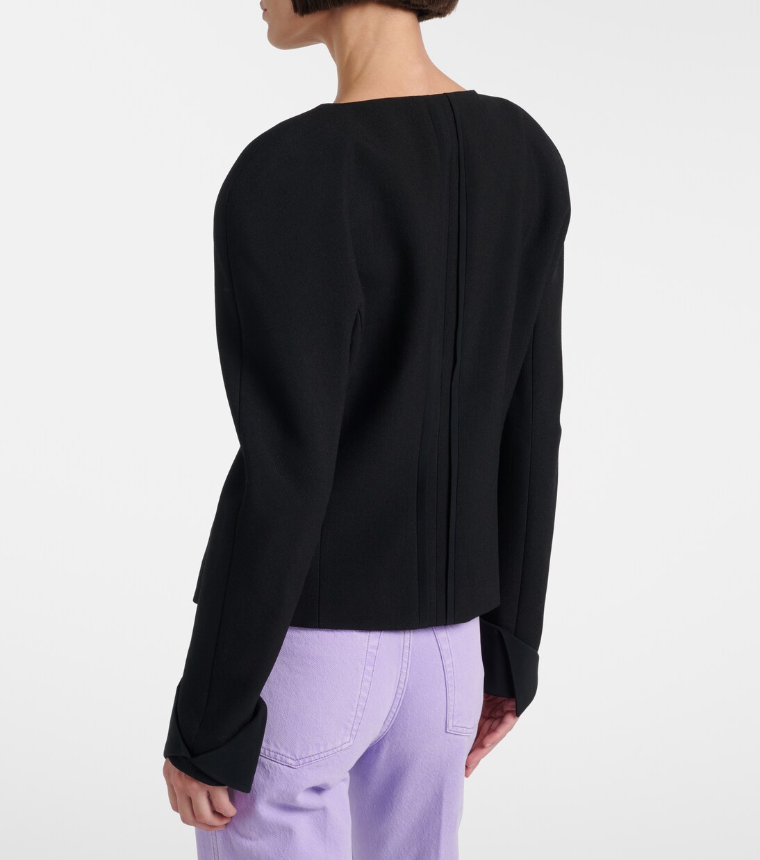 Virgin wool crêpe cardigan | Chloé