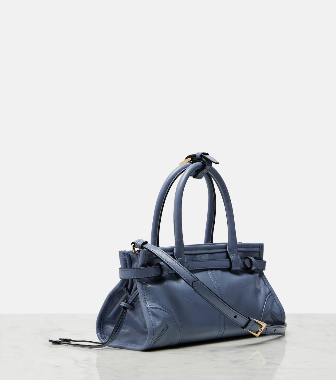 Prada Bonnie Mini leather top-handle bag | Prada