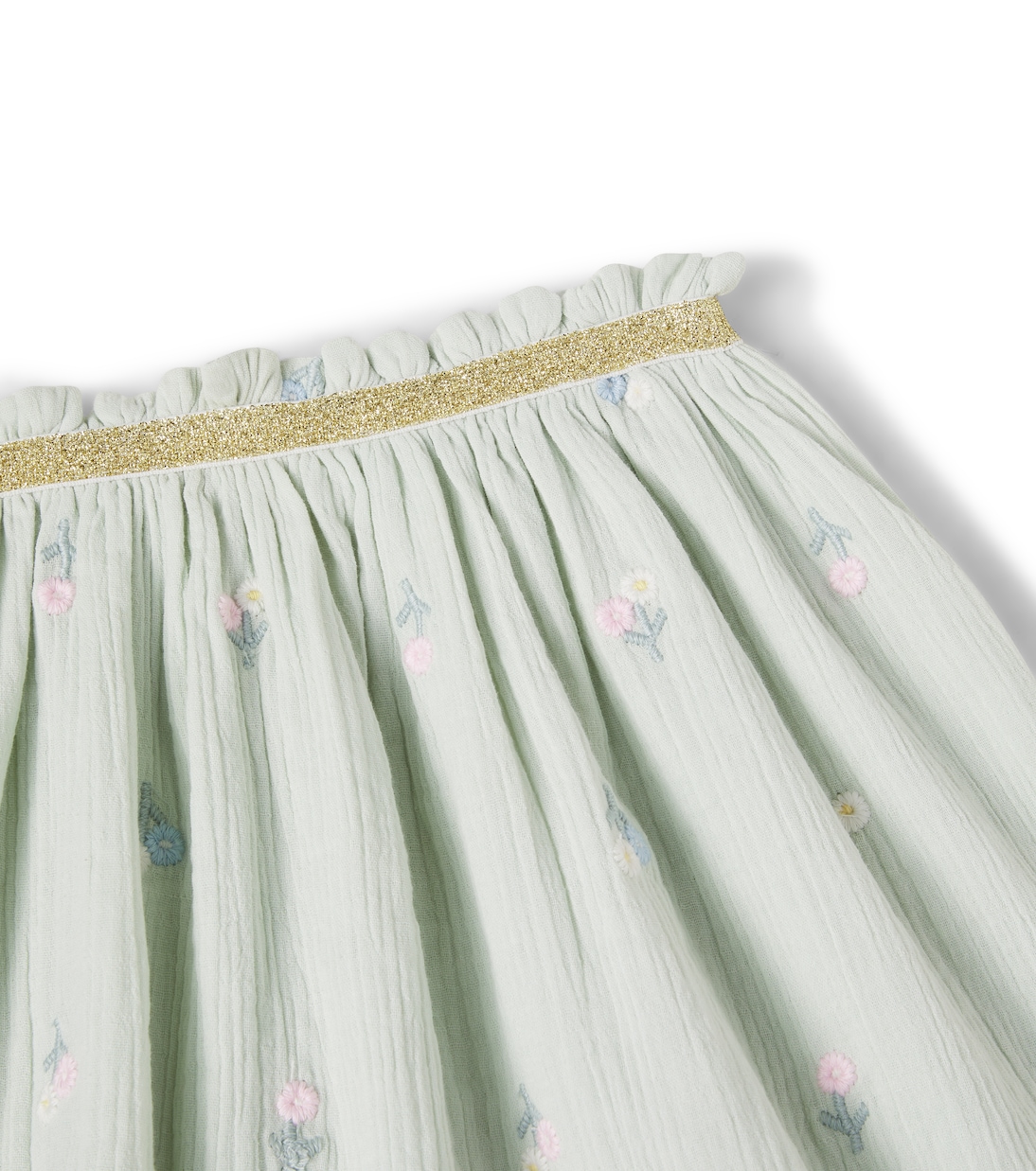 Cephee floral embroidered cotton skirt | Louise Misha