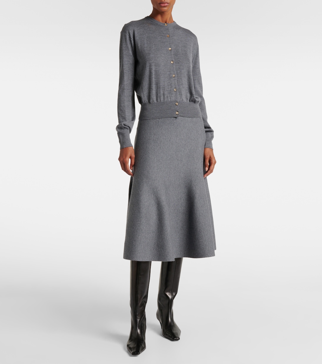 Bottes Davis en cuir | Khaite