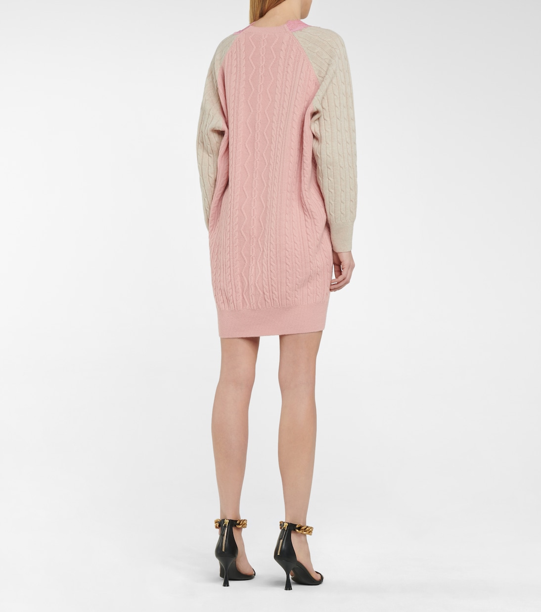 Lace-trimmed wool minidress | Stella McCartney