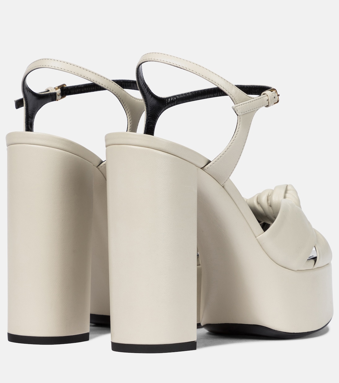 Sandales Bianca 125 à plateau en cuir | Saint Laurent