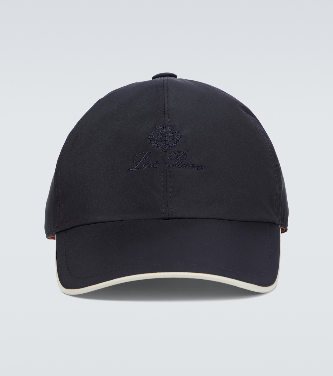 Cap with logo in blue Loro Piana Mytheresa