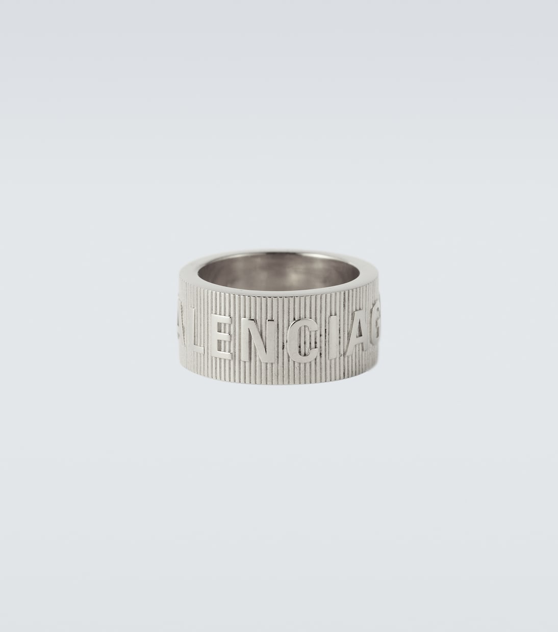 Anello Force Striped in argento sterling | Balenciaga