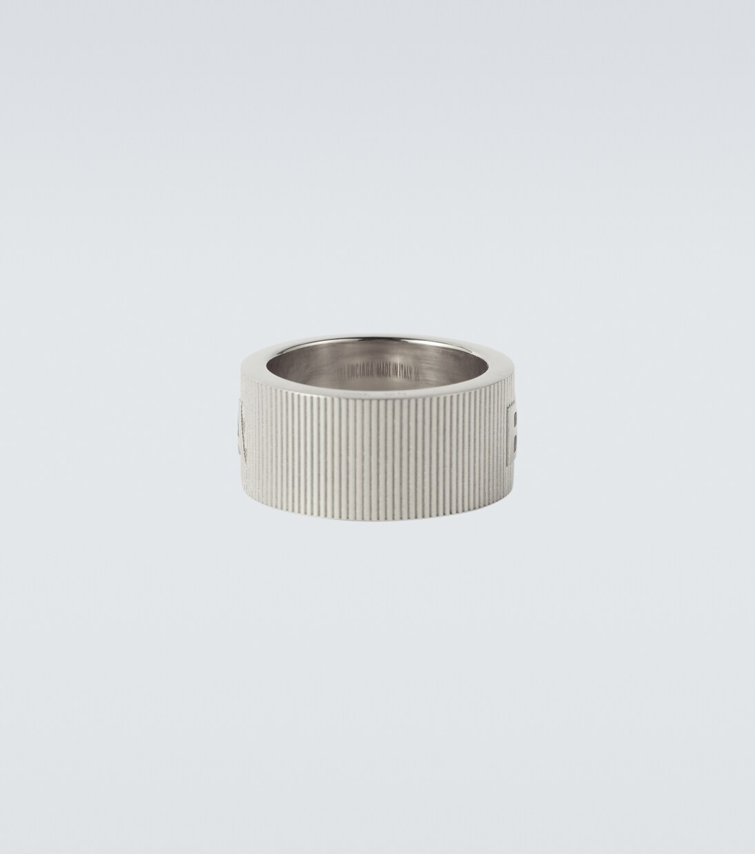 Anello Force Striped in argento sterling | Balenciaga
