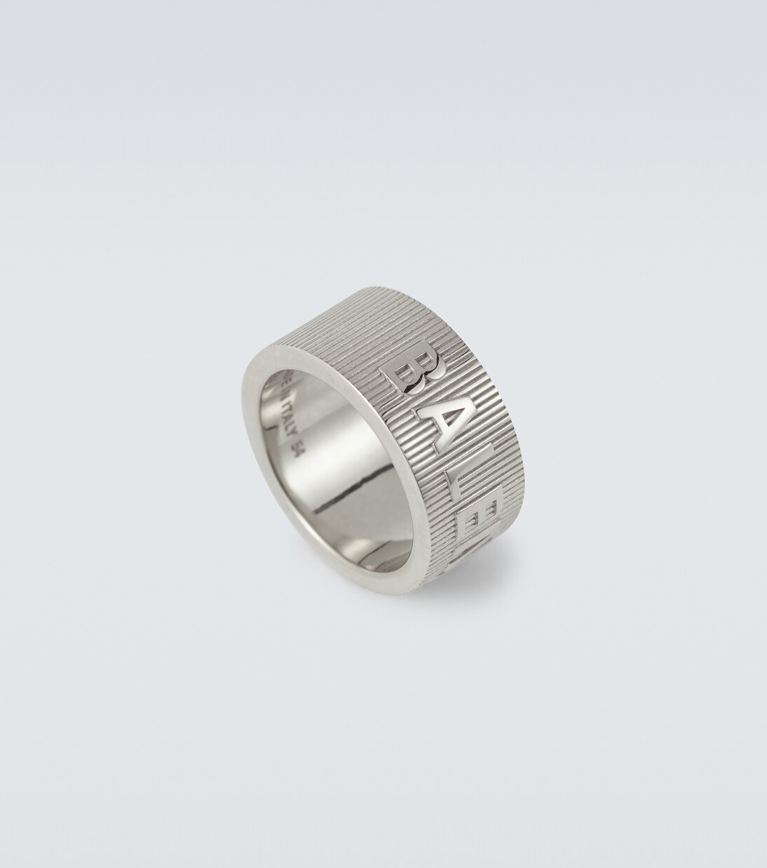 Anello Force Striped in argento sterling | Balenciaga