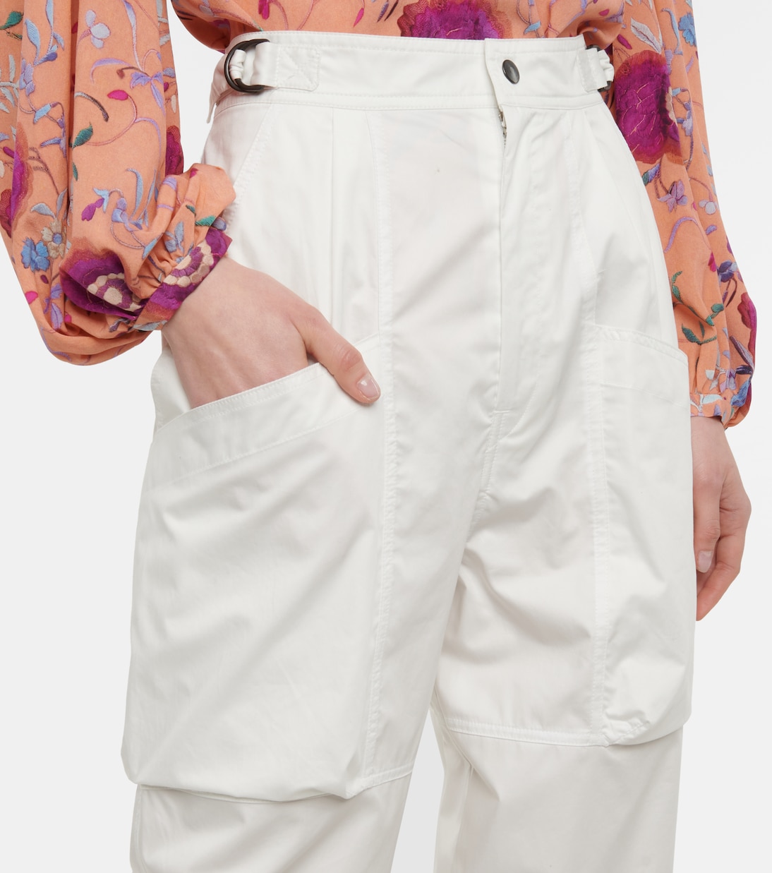 Pantalones tapered Ferima de algodón | Isabel Marant