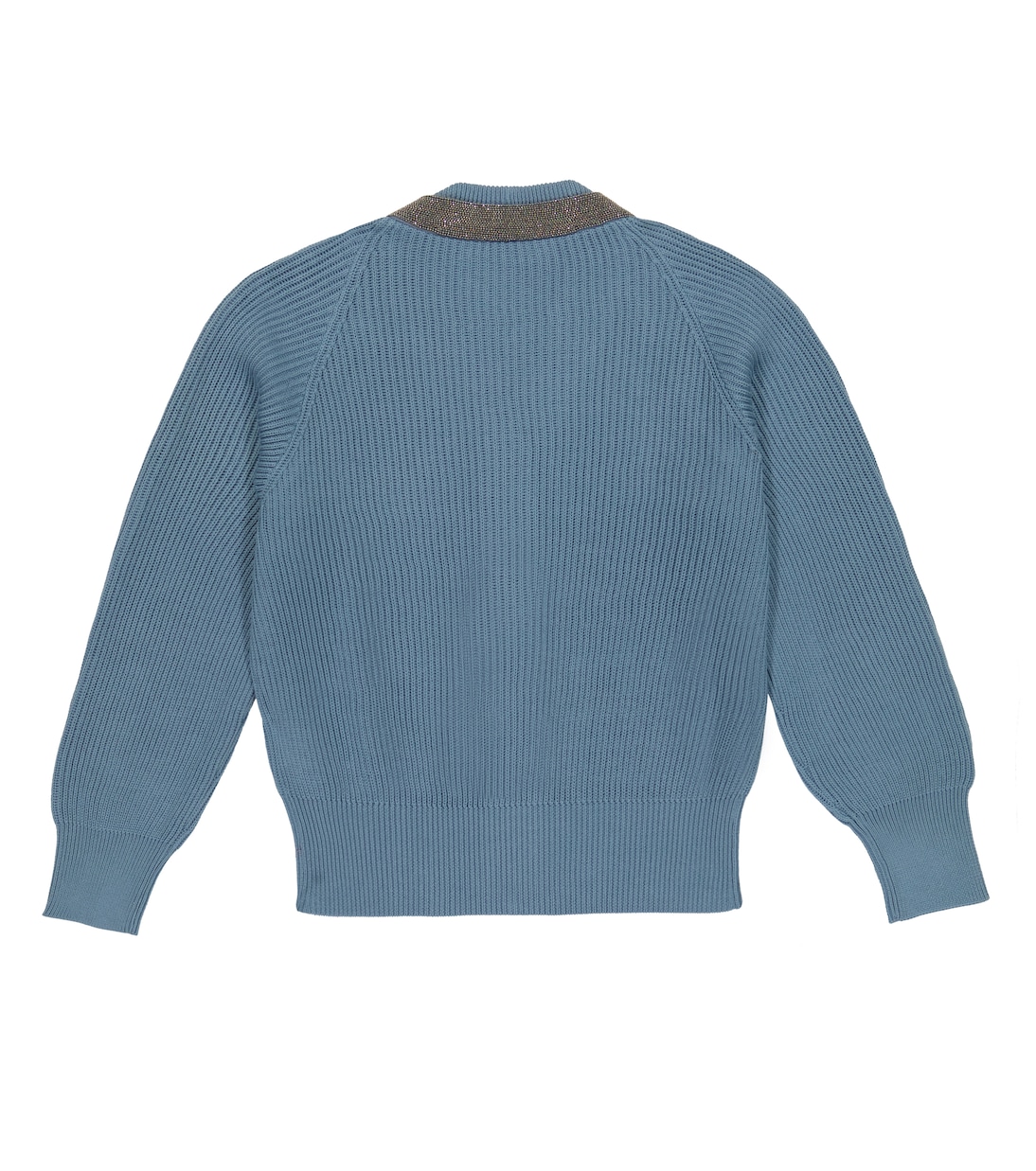 Cardigan en coton à ornements | Brunello Cucinelli Kids