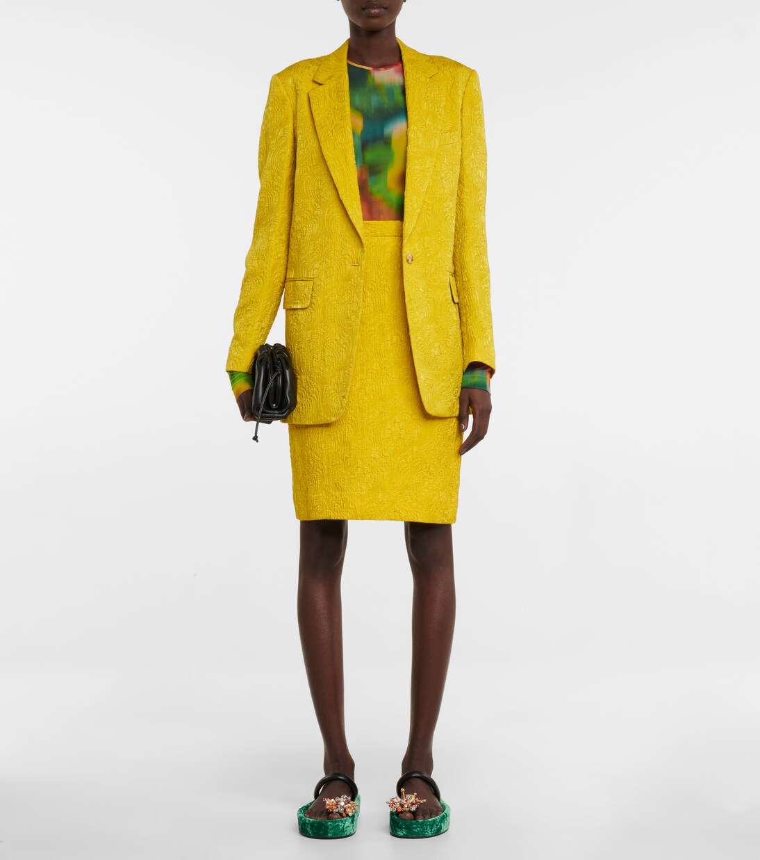 Top in mesh con stampa | Dries Van Noten
