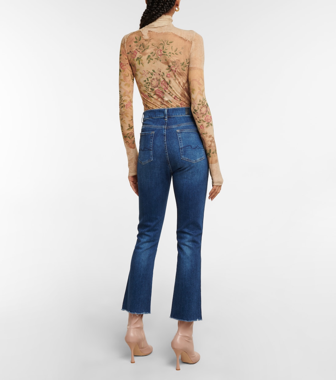 Slim Kick high-rise jeans | 7 For All Mankind