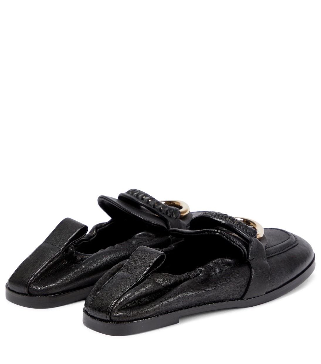 Hana embellished leather loafers | See By Chloé