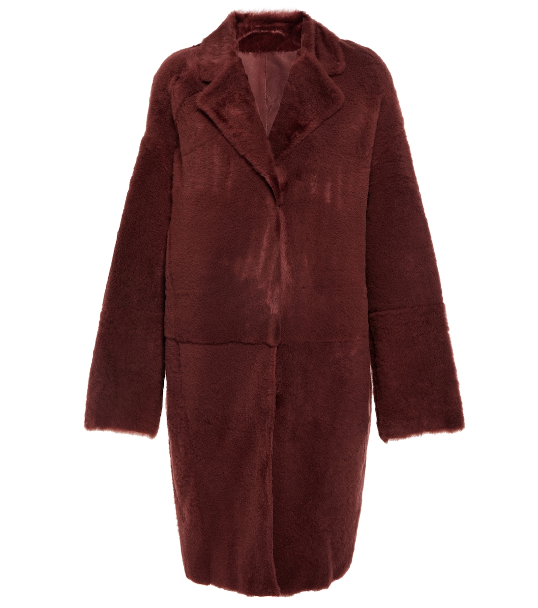 Reversible shearling coat | Yves Salomon
